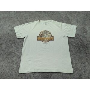 Uniqlo Jurassic World T-Shirt Mens Extra Large Ivory T-Rex Hajime Sayorama